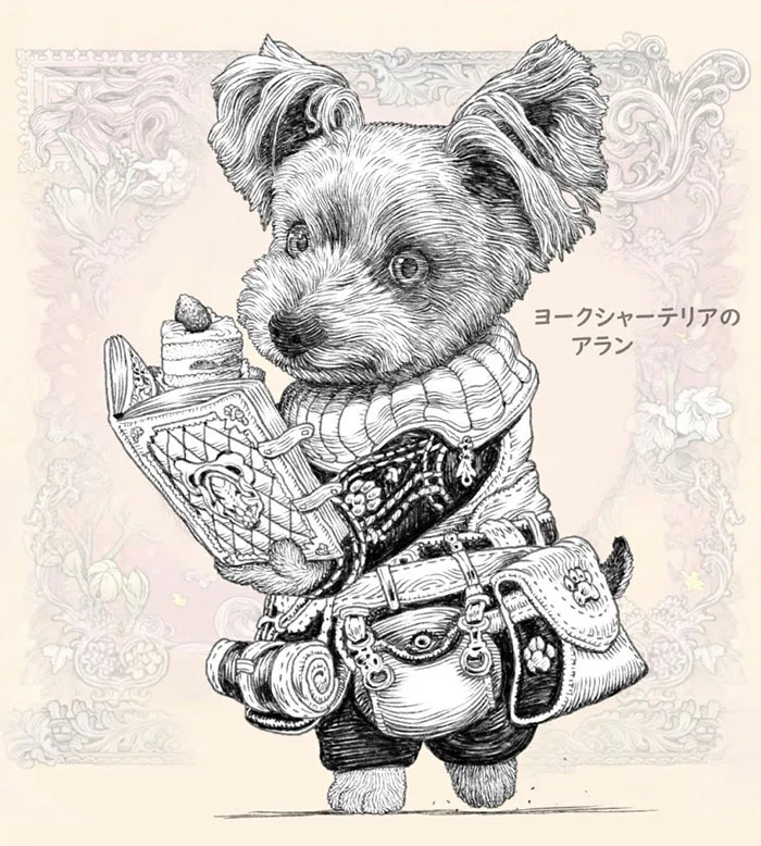22 Noble Doggo Knights Illustrations By A Japanese Artist