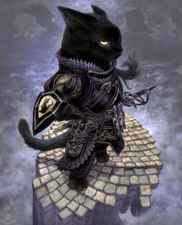 22 Noble Doggo Knights Illustrations By A Japanese Artist