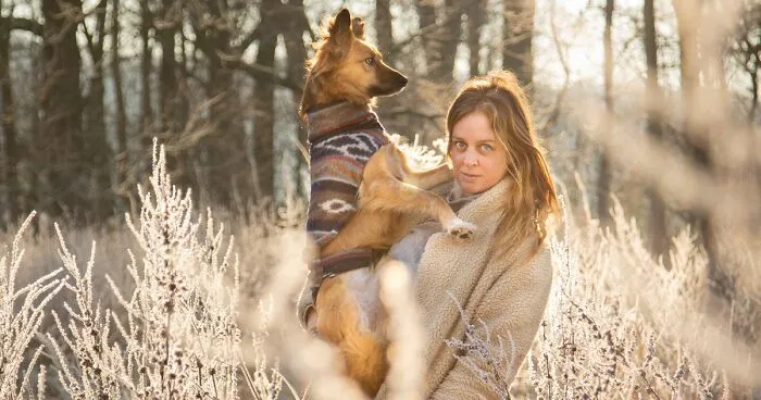 I Adopted Tofu, A Shelter Dog Who Is Often Too Scared To Walk, So I Carry Her Everywhere (30 Pics)