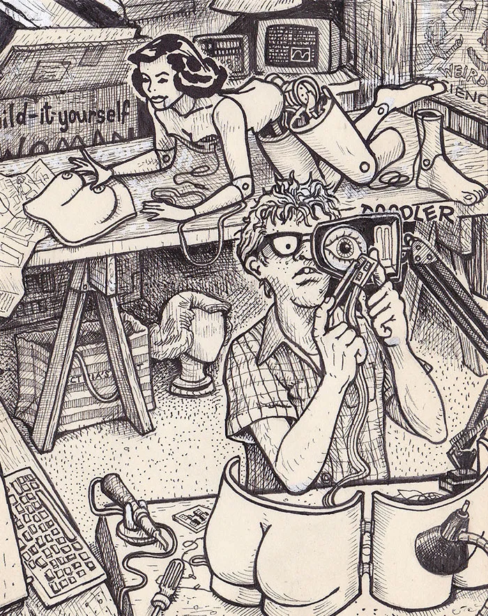 Artist Proves There Are No Limits To Creativity By Creating 35 Different Illustrations Using One Base
