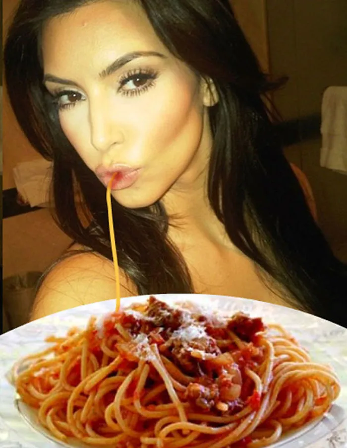 25 Times Internet Trolls Fixed Duckface Selfies By Adding Spaghetti