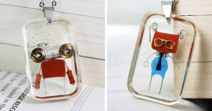 I Turned Electronic Components Into Adoptable Tiny Robots