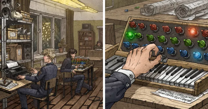 "White Noise" An Animated Project About Music