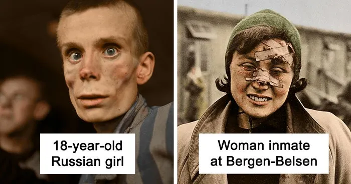 My 10 Colourised Photos Show The True Horror Of The Holocaust