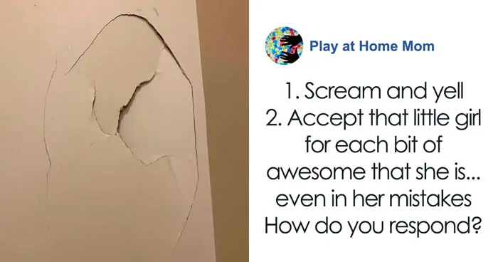 Parents Are Loving This Mom's Concept On Punishing Her Daughter For Putting A Hole In The Wall