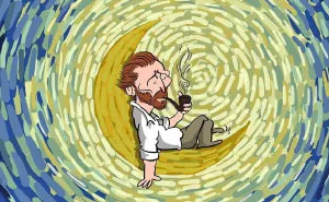 I Recreate The Life Of My Favorite Artist, Vincent Van Gogh, In His Own Art Style (30 Pics)
