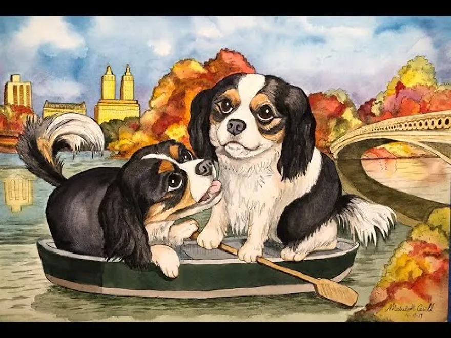 I Paint Cavaliers In Central Park New York City