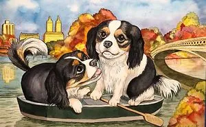 I Paint Cavaliers In Central Park New York City