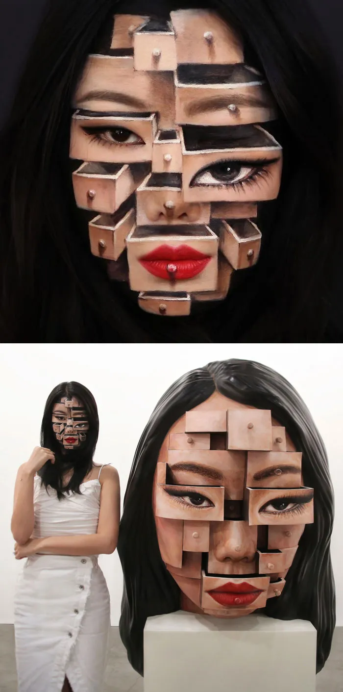 What This Artist Does To Her Face Seriously Messes With People's Minds (30 New Pics)
