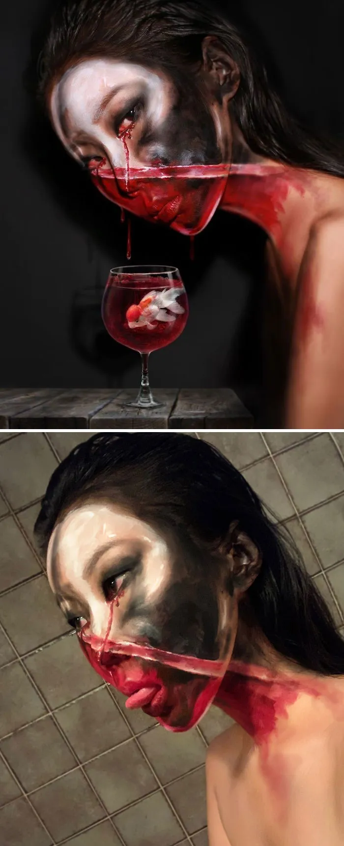 What This Artist Does To Her Face Seriously Messes With People's Minds (30 New Pics)