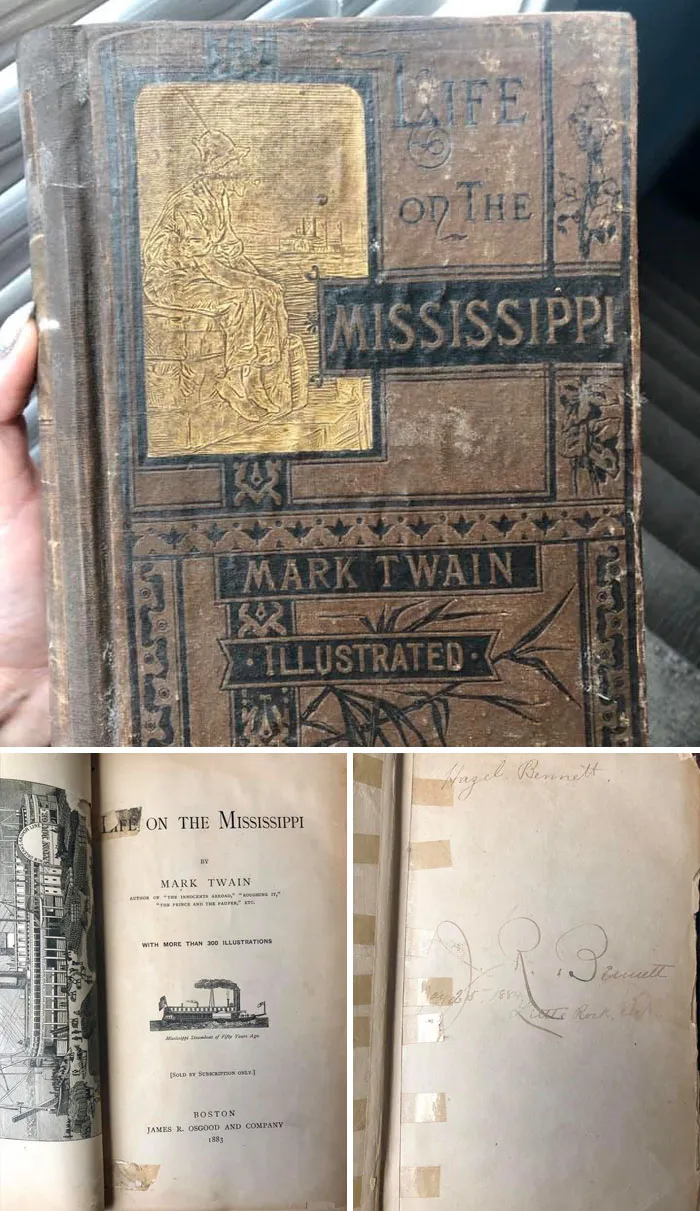 Found At A Thrift Store On Whidbey Island, WA -This Old Battered Book Caught My Eye Because It Looked Like It Fell Off A Pirate Ship