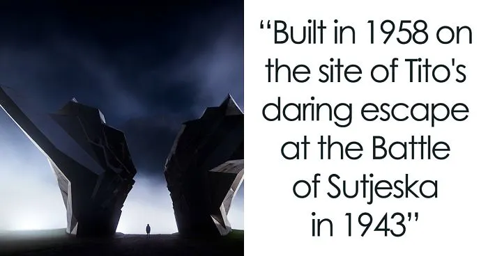 12 Pics Of Ghastly Soviet Brutalist Monuments Scattered Around Post-Yugoslavian Balkan States