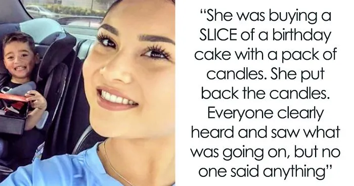 Mom Struggles To Buy A Slice Of Birthday Cake For Her Son, This Woman Gets Her Target And Gas Gift Cards