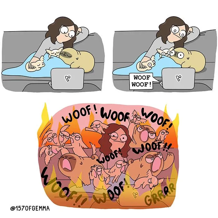 Adorable Comics That Hilariously Sum Up What It’s Like Living With A Dog (New Pics)