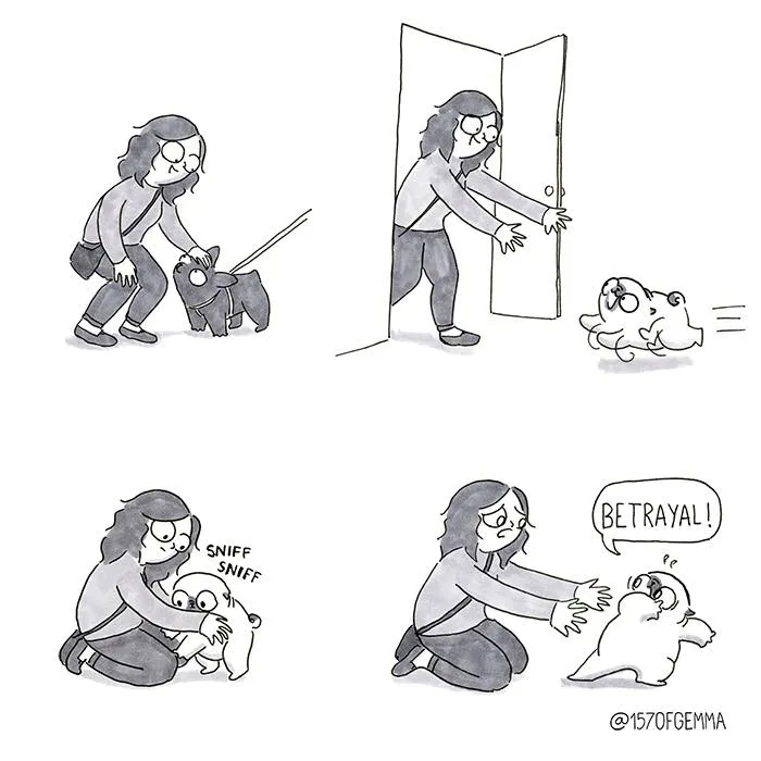 Adorable Comics That Hilariously Sum Up What It’s Like Living With A Dog (New Pics)