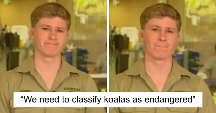 Robert Irwin Struggles To Hold Back Tears While Discussing The Impact Of The Australian Bushfires