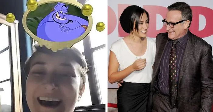 Robin Williams' Daughter Gets Genie, Her Dad's Famous Role, In 'Which Disney Character Are You' Instagram Filter