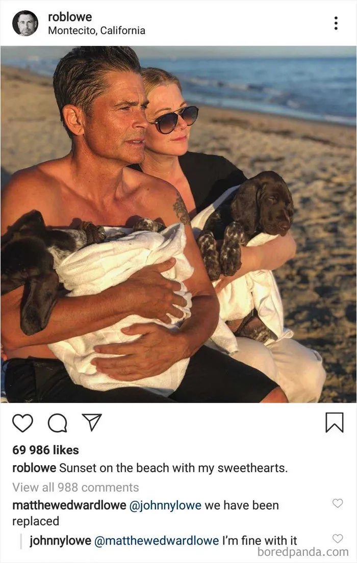 Rob Lowe’s Sons Keep Trolling Him On Instagram, And It’s Hilarious (26 New Pics)
