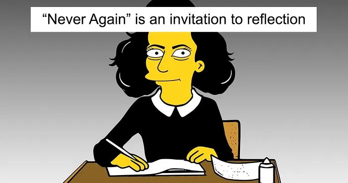 'The Simpsons Go To Auschwitz' Is This Artist's Call To Reflection For New Generations