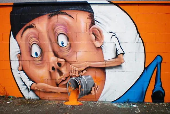 30 Pics Of 3D Street Art That Interacts With Its Surroundings, Created By Caiffa Cosimo