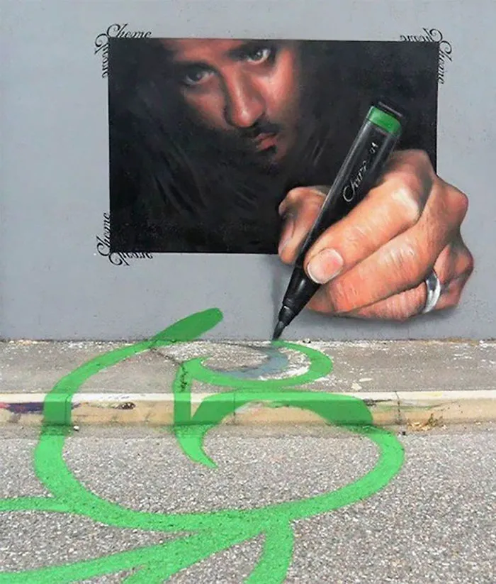 30 Pics Of 3D Street Art That Interacts With Its Surroundings, Created By Caiffa Cosimo