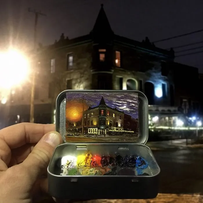 Artist Creates 30 Mini Plein Air Paintings In Altoids Tins
