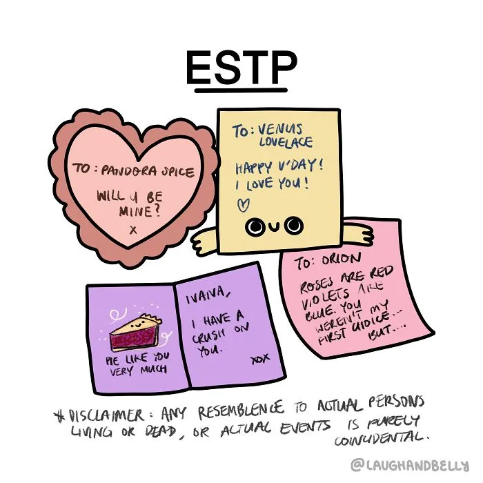 I Created Valentine's Day Cards For All 16 Myers-Briggs Personality Types