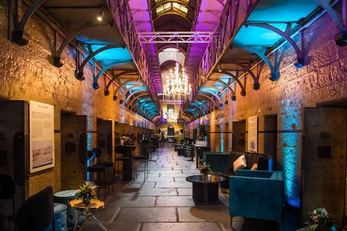 Cárcel convertida en espacio para eventos en Melbourne