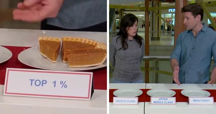 Guy Explains America's Wealth Inequality Using A Pie And People Are Mad