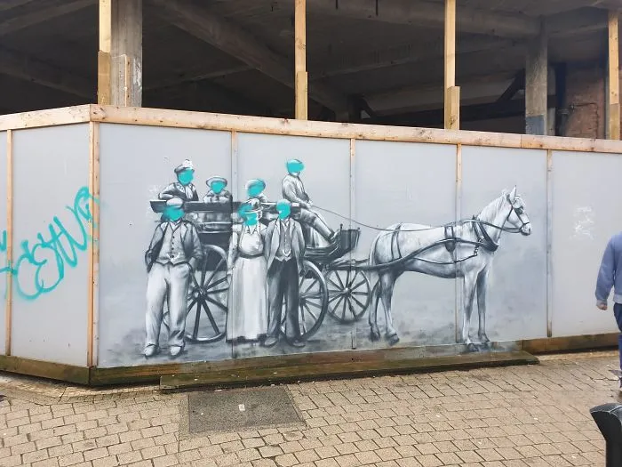 I Watched An Artist Spend Days On This, Two Days After He Finished I Walk Past This. What's Even The Point