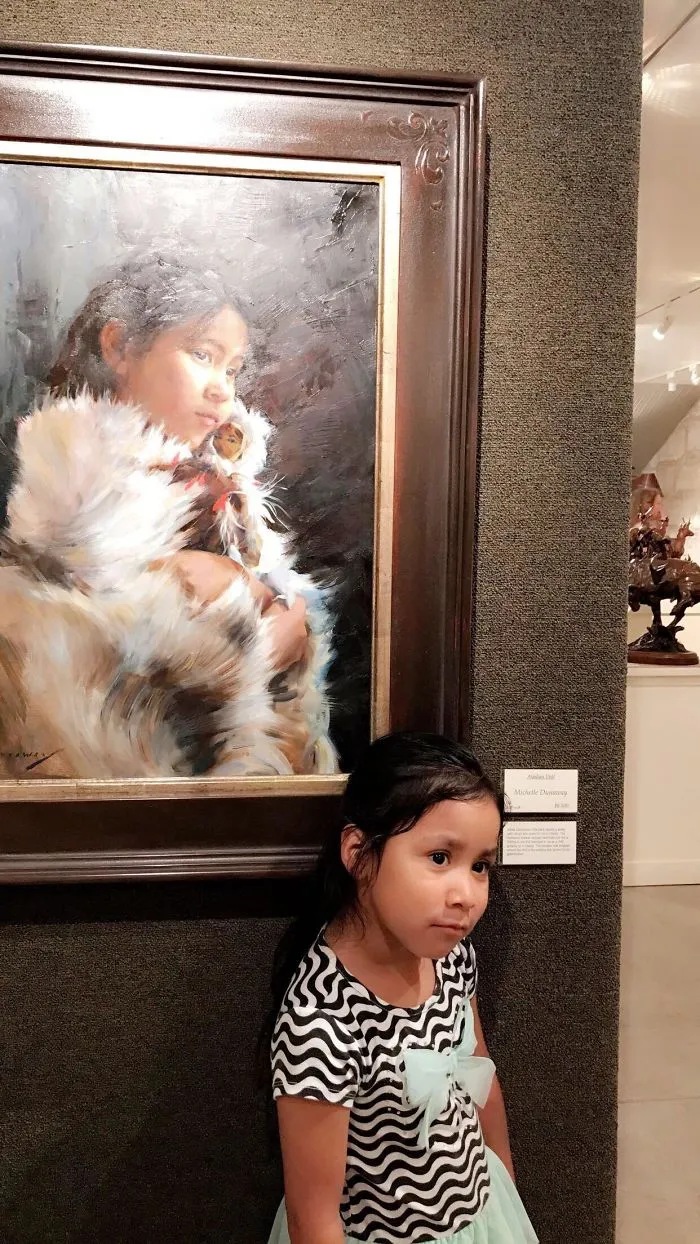 Mi hija y este cuadro