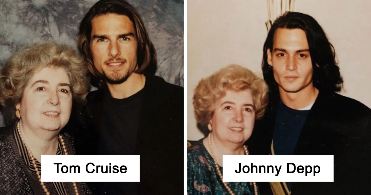 Encontraron en una tienda de 2ª mano este álbum de fotos de una mujer junto a estrellas de Hollywood, y es como una máquina del tiempo