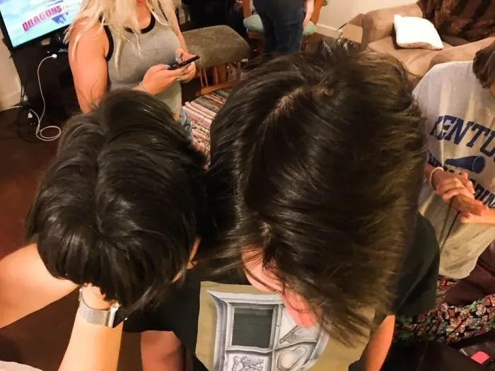 My Daughter's Boyfriend And My Peruvian Guinea Pig Share A Similar Hairdo