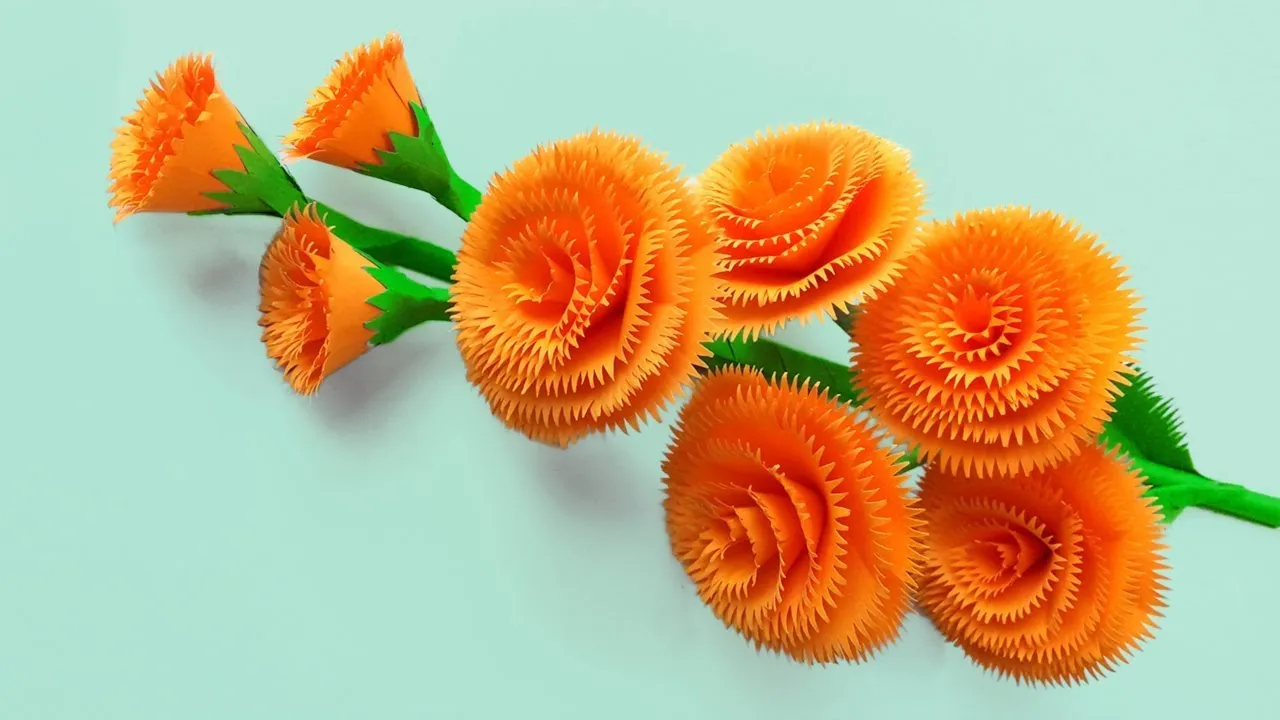 Paper Flower Decoration At Home