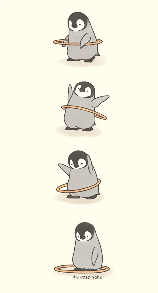 Esta artista dibuja cómics sobre un adorable pingüinito que la fastidia cada vez que intenta hacer algo (30 imágenes)
