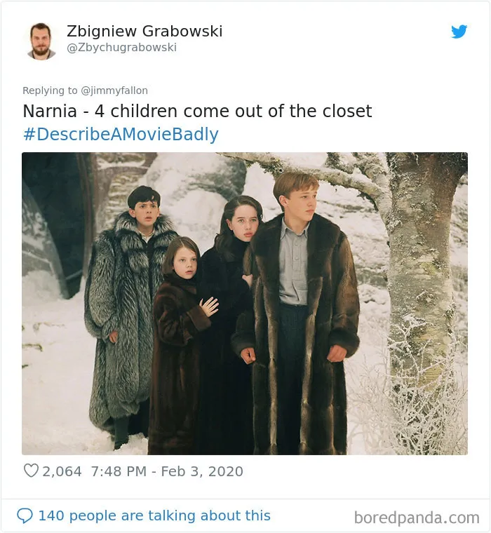 Jimmy Fallon Asks People To Sum Up Famous Movies Badly, And Twitter Delivers (35 Pics)