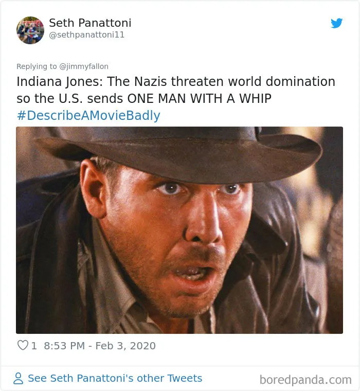 Jimmy Fallon Asks People To Sum Up Famous Movies Badly, And Twitter Delivers (35 Pics)