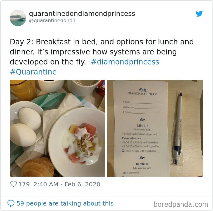 People Quarantined On The "Coronavirus Cruise Ship" Share What It's Really Like (30 Posts)