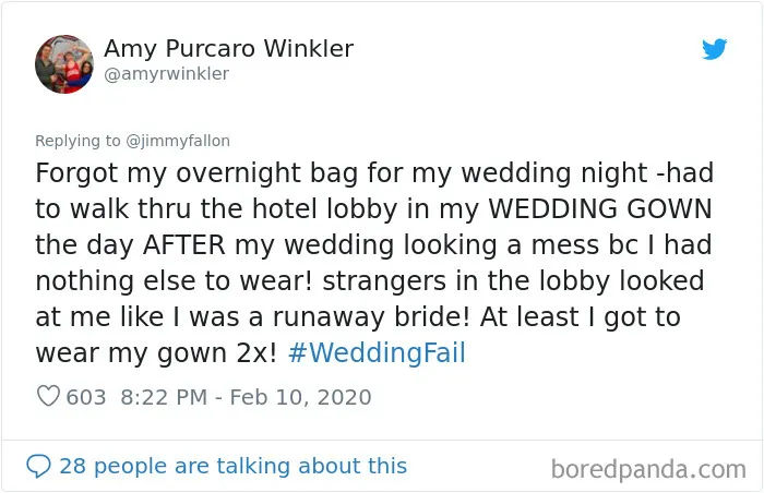 Jimmy Fallon Asks People What Are The Worst Wedding Fails They've Ever Seen, And Here Are 30 Responses