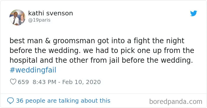 Jimmy Fallon Asks People What Are The Worst Wedding Fails They've Ever Seen, And Here Are 30 Responses