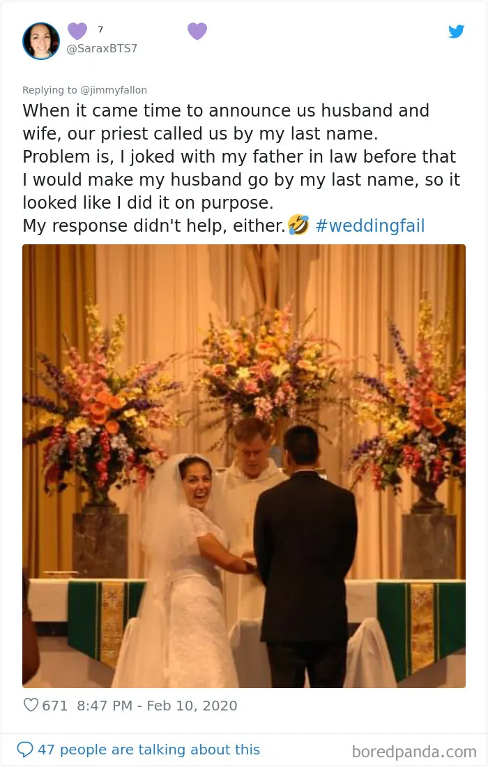 Jimmy Fallon Asks People What Are The Worst Wedding Fails They've Ever Seen, And Here Are 30 Responses