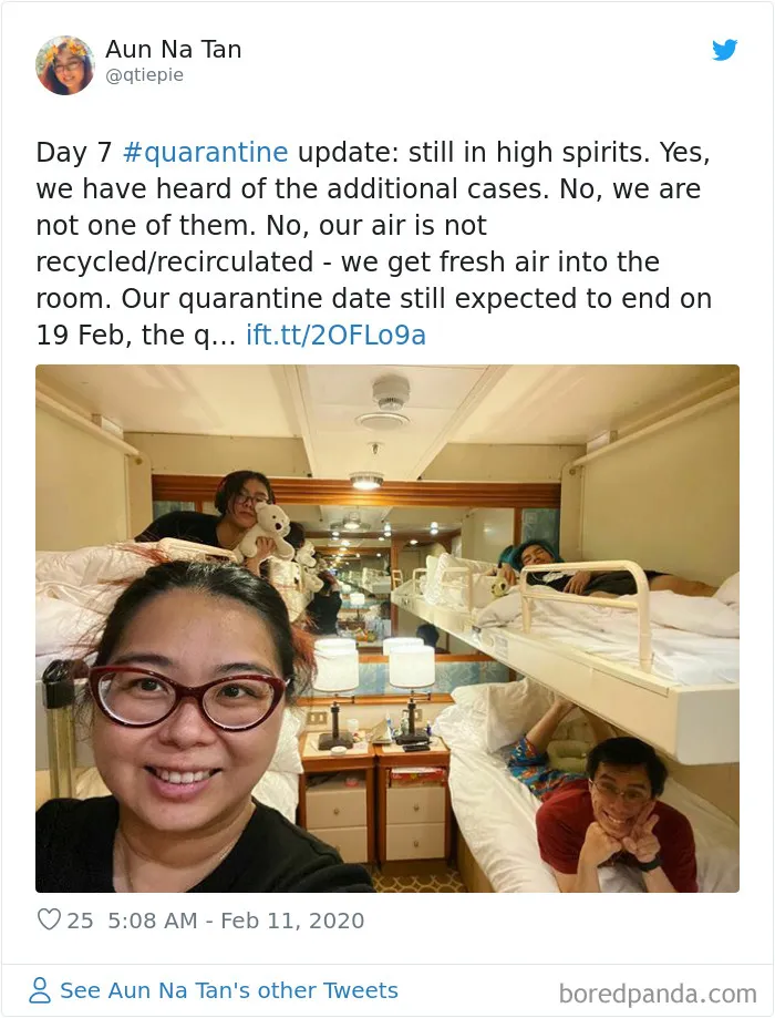 People Quarantined On The "Coronavirus Cruise Ship" Share What It's Really Like (30 Posts)