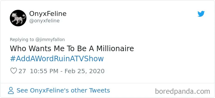 Jimmy Fallon Asks People To Ruin TV Shows With One Word And Here Are 30 Hilarious Responses