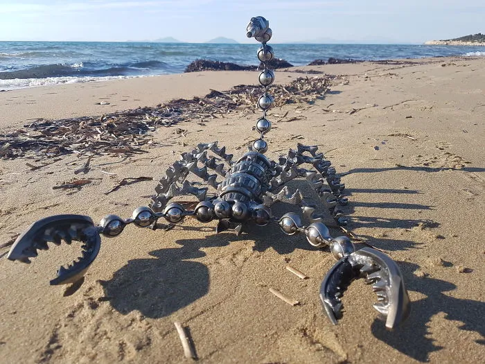 Things You Would Throw To The Garbage Become Metal Sculptures