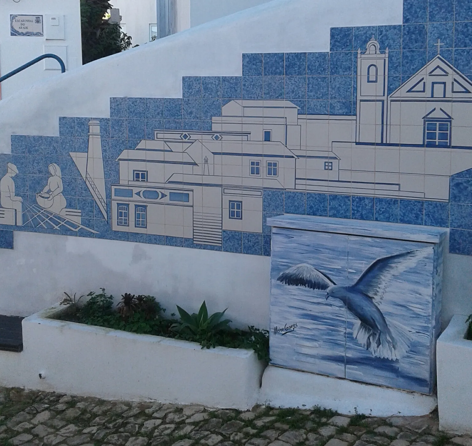 Street Art In Ferragudo, Algarve, Portugal
