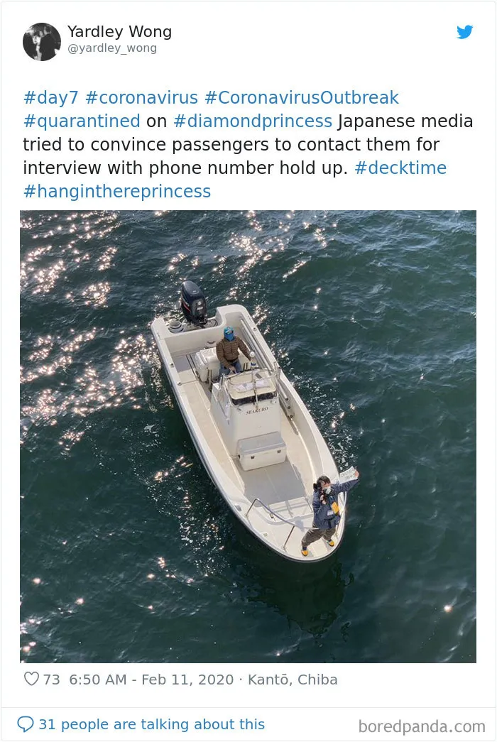 People Quarantined On The "Coronavirus Cruise Ship" Share What It's Really Like (30 Posts)