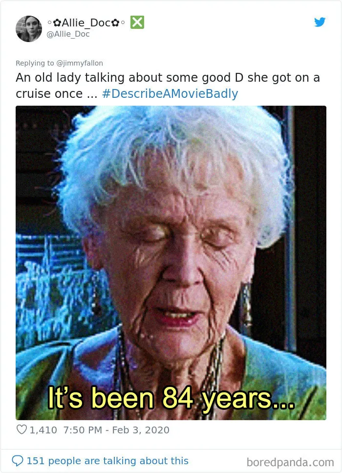 Jimmy Fallon Asks People To Sum Up Famous Movies Badly, And Twitter Delivers (35 Pics)
