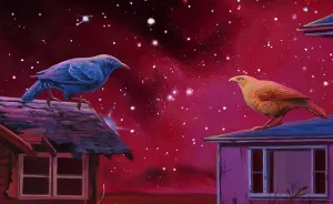 I Make Paintings Based On The Fabled Story Of The Bowerbird