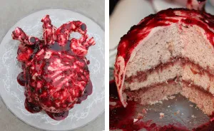 I Made This Valentine's Day Realistic Human Heart Cake And Here's How