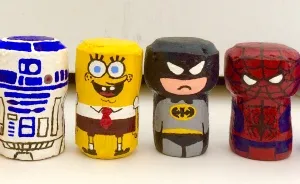 I Turn Champagne Corks Into Popular Characters